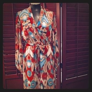 Laundry by Shelli Segal Faux Wrap Dress